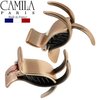 Camila Paris CP2417 French Hair Clip for Women, Burgundy 3 Teeth Ponytail Holder, Girls Hair Claw Clips Jaw Fashion Durable Styling Hair Accessories for Women, Strong Hold No Slip Grip, Made in France
