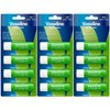 Vaseline Lip Therapy Aloe Fresh - Hydrating Lip Balm Pack, Vaseline Stick, Lip Moisturizer for Dry Lips, 0.16 Oz Each (Pack of 12)