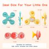 Suction Cup Toy for Baby,3 Pcs Spinning Toy Early Education Bathtub Toy Sea Animals Design Super Suction Intelligence Development High Chair Toys with Suction Cups Toddler Travel Toys Gift...