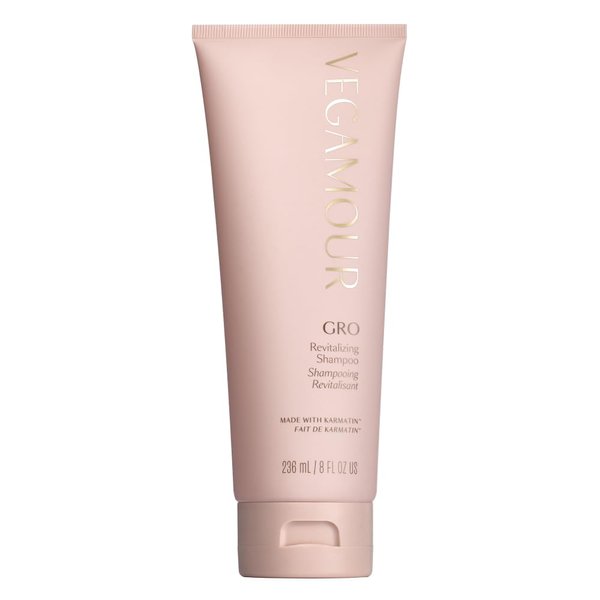 VEGAMOUR GRO Revitalizing Shampoo, Support Thicker, Fuller Looking Hair, Shampoo Formulated Without Sulfates for Thinning Hair with Vegan Keratin, Natural Citrus Scent (8 fl. oz.)