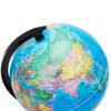 Exerz 8" World Globe - Political Map Educational Globe - Self Assembled School Globe - Spinning Globe