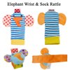 Baby Infant Rattle Socks Toys for Babies 0-3-4-5-6 Months, Newborn Sensory Soft Toys for 0-3-6 Months Old, Boy Girl Developmental Gift Toys