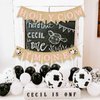 Gankbite Holy Cow I'm One Banner Farm 1st Birthday Party Decoration Barnyard Burlap Garlands Western Girl First Birthday Supplies Pink