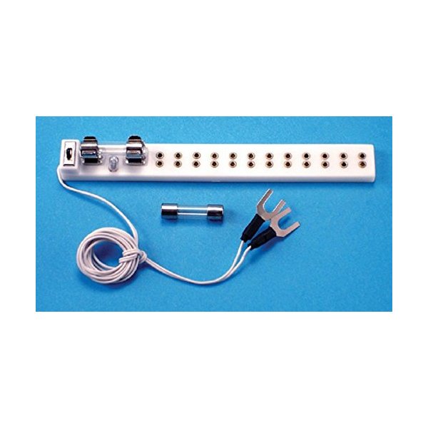 Miniature House Dollhouse Electrical Use - Petite 12 Outlet Power Strip