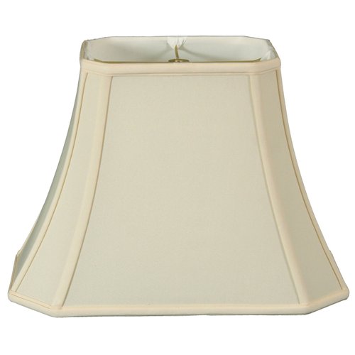 Royal Designs Rectangle Cut Corner Lamp Shade - Eggshell - (7 x 9) x (10.25 x 16) x 12.25