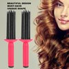 Hair Curling Roll Comb 2ps, Hair Curler,Hair Fluffy Curling Comb Hair Comb Hair Straightening Irons Curling For Straighteners Wand Hairstyling Tools