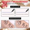 Erinde 6 Colors Double-headed Liquid Eyeliner Stamp Pen Set, Blue Red Pink Purple Green Black Colorful Winged Eye Liners for Women, Waterproof Long-Lasting Star Moon Heart Halloween Eye Face Makeup