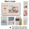 FLYNOVA DIY Miniature House Kit,Tailor Shop Dollhouse with Furniture & LED,Adults Teens Mini House Building Kit,3D Wooden Crafts Tiny House Model,Xmas Birthday Gifts Home Table Decor,Friends Present