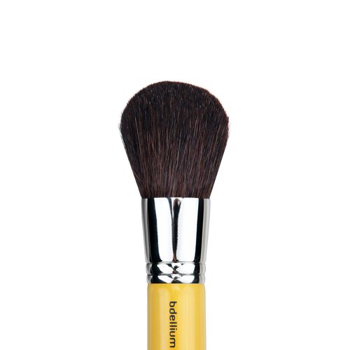 Bdellium Tools Professional Makeup Brush - Studio Series 992 Bronzer - With Soft Synthetic and Natural Mixed Fibers, For Even Application of Bronzer (Yellow, 1pc)