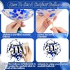 RUMIA Blue 11th Birthday Balloons 24Pcs Navy Blue Black Silver Happy 11th Birthday Latex Balloons Confetti Balloons for Boy Girls 11th Birthday Anniversary Party Decorations Supplies 12 inches