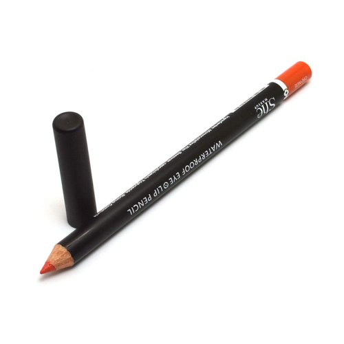 1 She Makeup WP02 ORANGE WaterProof Eye & Lip Liner Pencil Eyeliner Lipliner 0.04 oz / 1.2g + Zipper Bag Full Size