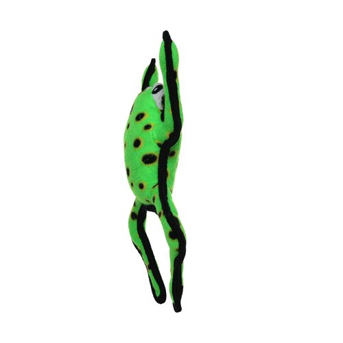 TUFFY - World's Tuffest Soft Dog Toy - Desert Phrog Leaping - Squeakers - Multiple Layers. Made Durable, Strong & Tough. Interactive Play (Tug, Toss & Fetch). Machine Washable & Floats (2 Pack)