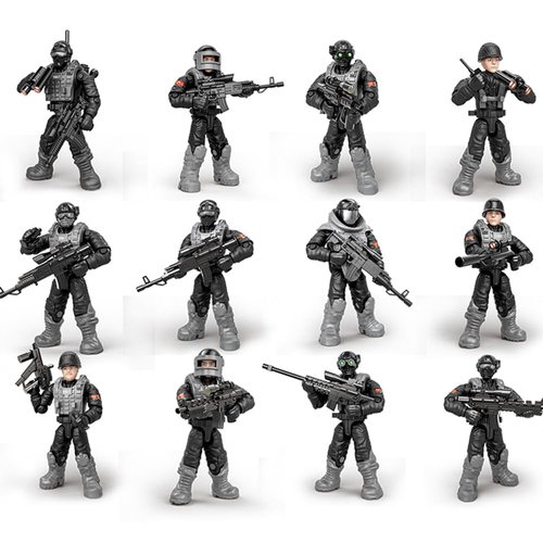 ENHANA Military Vehicle Building Blocks Sets 2 in 1 Army Truck Building Kit Army Models Car Building Toys for Kids, Army Vehicles Toys for Boys