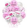 42 Pieces Cat Latex Balloons,12 Inches Cute Cat Balloons for Kids Birthday Party Cat Kitty Theme Birthday Party Decorations Supplies for Cat Birthday
