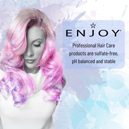 Enjoy Hair Care Balancing Shampoo, Sulfate Free Shampoo, Shampoo For Color Treated Hair, Shampoo for Men and Women, Curly Hair Shampoo - 33.8 Fl Oz