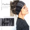 Aceorna Boho Headbands Wide Bandeau Hair Wraps - Knot Turban, Leopard Print, Twist Elastic Yoga Sweatbands, Stylish for Women and Girls - 4 Pcs (Set c)