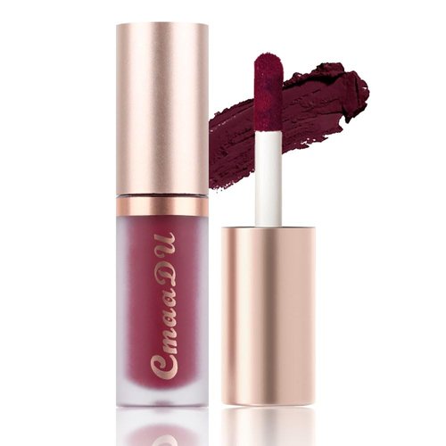 evpct 6Pcs Plum Purple Silky Velvet Matte Liquid Lipstick Lip Gloss Set for Women Long Lasting 24 Hours Color Stay Lipstick labiales matte larga duracion mate 24 horas originales 07#