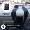 Ho Stevie! Surfboard Tie Down Straps (Pair) for Roof Rack Crossbars - Easy to Use - 'No Scratch' Silicone Buckle Covers Prevent Damage