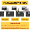 PFCKE Generator Interlock Kit Compatibles with Square D QO & Homeline Indoor or Outdoor 100 or 125 amp Panels,3/4 Inch Spacing Between Main and Branch Breaker（SD100A）