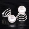 Glarks 30Pcs 5 Styles Spiral Hair Pins Swirl Hair Twists Coils Hair Clip Accessories with Crystal or Pearl for Gift, Wedding, Bridal, Prom, Party, and Special Event
