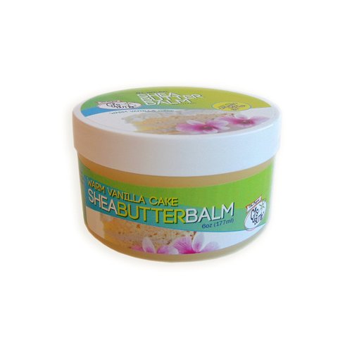 The Original CJ's BUTTer® All Natural Shea Butter Balm - Warm Vanilla Cake, 6 oz. Pot