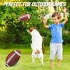 Chivao 6 Pieces Mini Football Mini Inflatable Football Kids Football Playground Balls for Kids Junior Outdoor Indoor Family Games Football Lovers Gifts Birthday Favors (7.2 Inch) (7.2 Inch)