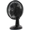 Genesis 6-Inch Clip Convertible Table-Top & Clip Fan Two Quiet Speeds - Ideal For The Home, Office, Dorm, More Black (A1CLIPFANBLACK
