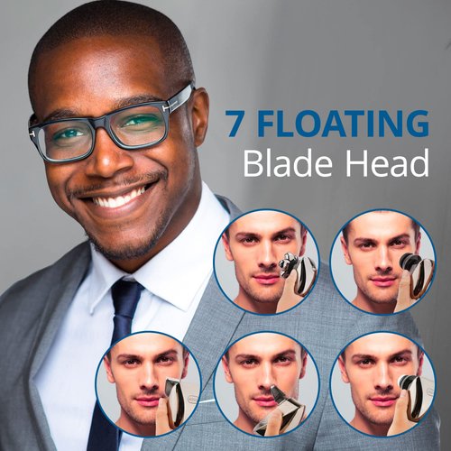 AidallsWellup Head Shavers for Bald Men: Waterproof Bald Head Shavers for Men Skull - Rechargeable Head Shavers for Bald Men - Cordless Electric Razor for Men for Close Shaving