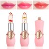 LZYLLS 2 Pack Crystal Jelly Flower Lipstick,Magic Temperature Color Change Lip Gloss Lip Stick PH Clear Magic Lipstick Long Lasting Nutritious Moisturizing Lip Balm（Set B）
