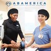 ABAMERICA Bouffant Caps with Button and Sweatband, Adjustable Scrub Caps for Women Men, One Size Fits All