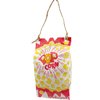 5112 Sola Popcorn Shredder - Handmade Super shreddable Bird Toy, Food Grade Popcorn Bag, Handcut sola Wood Pieces, Natural Jute Twine Hanger, Delightfully Fun for Birds to Shred and chew