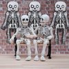 Skeleton Man Balloon Halloween Balloons Skeleton Balloons for Halloween Themed Party Supplies Birthday Party Decorations Halloween Party Decorations Balloons Party Sets-3PCS