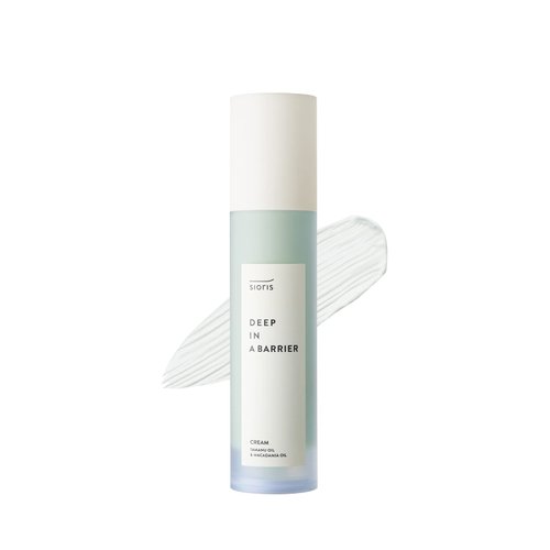 SIORIS Deep In A Barrier Cream 1.69 fl.oz: A Tamanu Oil-powered, organic and vegan intensive skin repair cream, strengthens the skin barrier, soothes sensitive skin, and deeply moisturize