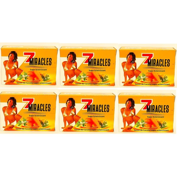7 Miracles Clarifying Carrot Bar Soap [6pack]