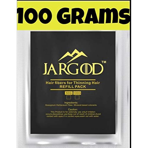 100 Gram Hair Building Fibers - Refill Your Existing Fiber Bottle - Hair Filler Fibers - Hair Loss Concealer For Thinning Hair by JARGOD (Gray)
