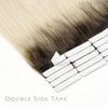 Lacer Human Hair Tape in Extensions Darkest Brown to Platinum Blonde Tape in Hair Extensions Human Hair 24 Inch 20pcs 50g Tape Hair Extensions Straight Seamless Skin Weft Real Human Hair