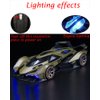 Toy Cars Model Lambo V12 Sports Race Car 1/24 Green Alloy Collectible Diecast Vehicles with Sound and Light
