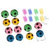 GINFH Cat Foam Ball Cat Sponge Ball Toy Cat Soccer Ball Toy (Balls&Spring smixing)