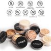 bellapierre Mineral Foundation SPF 15 - Loose Powder Foundation | Vegan & Cruelty Free Natural Makeup | Full Coverage Matte Finish | Hypoallergenic | Oil & Talc Free - 0.32 Oz - Ivory