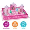 DecoSet® Disney Princess Happily Ever After Birthday Cake Topper, 6-Piece Cake Decorations, Includes Castle with Moveable Turrets, Cinderella, Ariel and Rapunzel Figurines