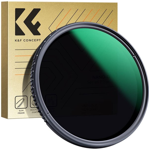 K&F Concept 67mm Variable Neutral Density Lens Filter ND8-ND2000 (3-11stop) Waterproof Adjustable ND Lens Filter with 24 Multi-Layer Coatings for Camera Lens (D-Series)