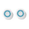 Clarisonic Deep Pore Facial Cleansing Brush Head Replacement Compatible with Mia 1, Mia 2, Mia Fit, Alpha Fit, Smart Profile Uplift and Alpha Fit X, 2 Pack