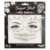 Face Jewels by Moon Terror - Festival Face Body Gems, SFX Make up, Crystal Make up Eye Glitter Stickers, Temporary Tattoo Jewels, Special Effects Make up (Sugar Skull)