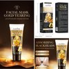 WEERSHUN Gold Peel-Off Mask, Peel Off Face Mask, Golden Exfoliating Mask, Gold Foil Peel Off Face Mask (2PCS)