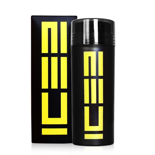 ZED1 Keratin Hair Building Fibers for Thinning Hair for Both Men & Women | 100% Made from Natural Fiber Plant | Best Color Match | Uses By Barbers & Stylists To Make Lineups (Black)