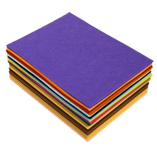 Colorations Assorted Colors Felt Sheets, 80 Sheets, 18 Colors, 9x12 Each
