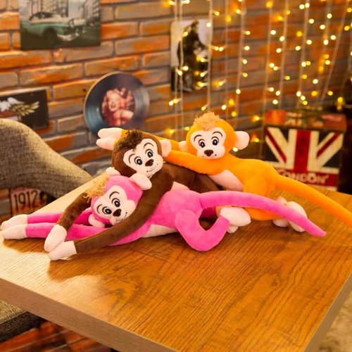 Pgsnhxj Hanging Monkey Stuffed Animals 24" Monkey Plush Toy Stuffed Monkey Christmas Birthday Gift for Kids