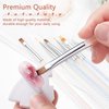 BQAN 5pc Nail Art Brushes Nail Ombre Brush Nail Design Painting Brushes UV Gel Nail Brush Professional Nail Art Design Brushes set