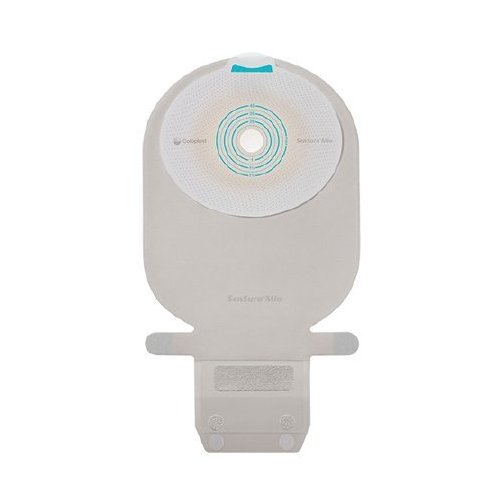 SenSura Mio Ostomy Pouch One-Piece System Maxi 3/8 to 2-1/8 Inch Stoma Drainable Flat, Trim to Fit, 10489 - Pack of 10