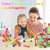 BEBOAN 68pcs Magnetic Building Blocks Stem Toy for Kids Toddlers Ages 3-5/4-8 Boys & Girls, Preschool Educational Learning Classroom Must Haves Magnet Sticks and Balls Toys Gift Set